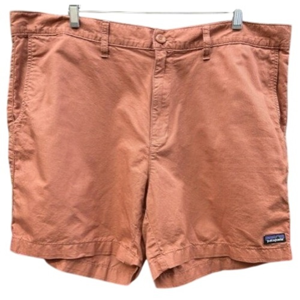 Patagonia Mens Organic Cotton Shorts Size 38 Clay Orange Hiking Casual 55210